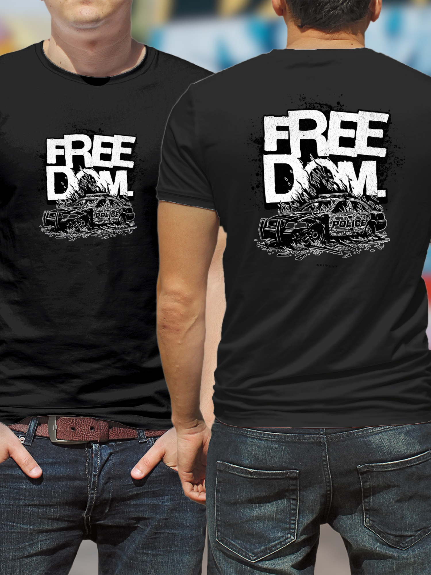 Freedom - Streetwear Printed T-Shirt (Regular)
